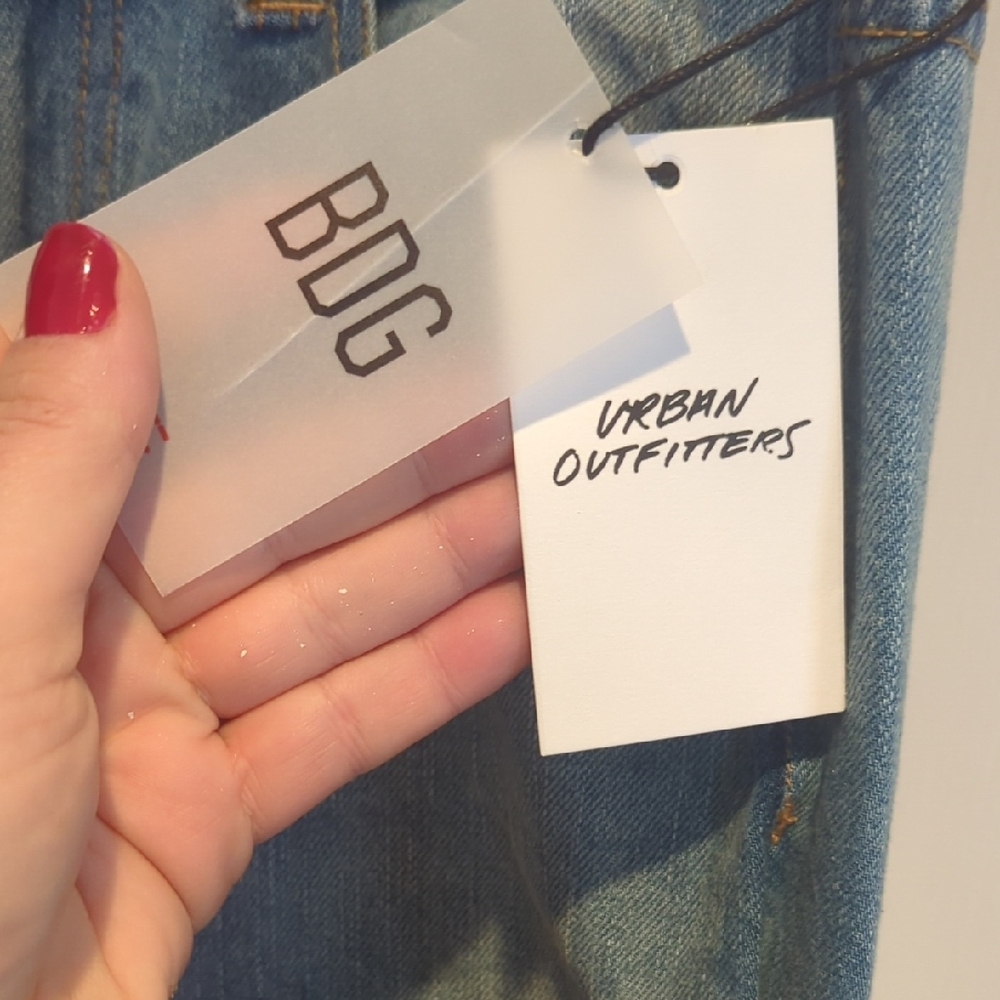 BDG Multicolor Patchwork Flare Jeans NWT - image 2